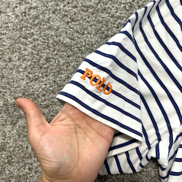 Ralph Lauren Sz Extra Large Polo Golf Stripe Stretch Short Sleeve - Picture 4 of 9
